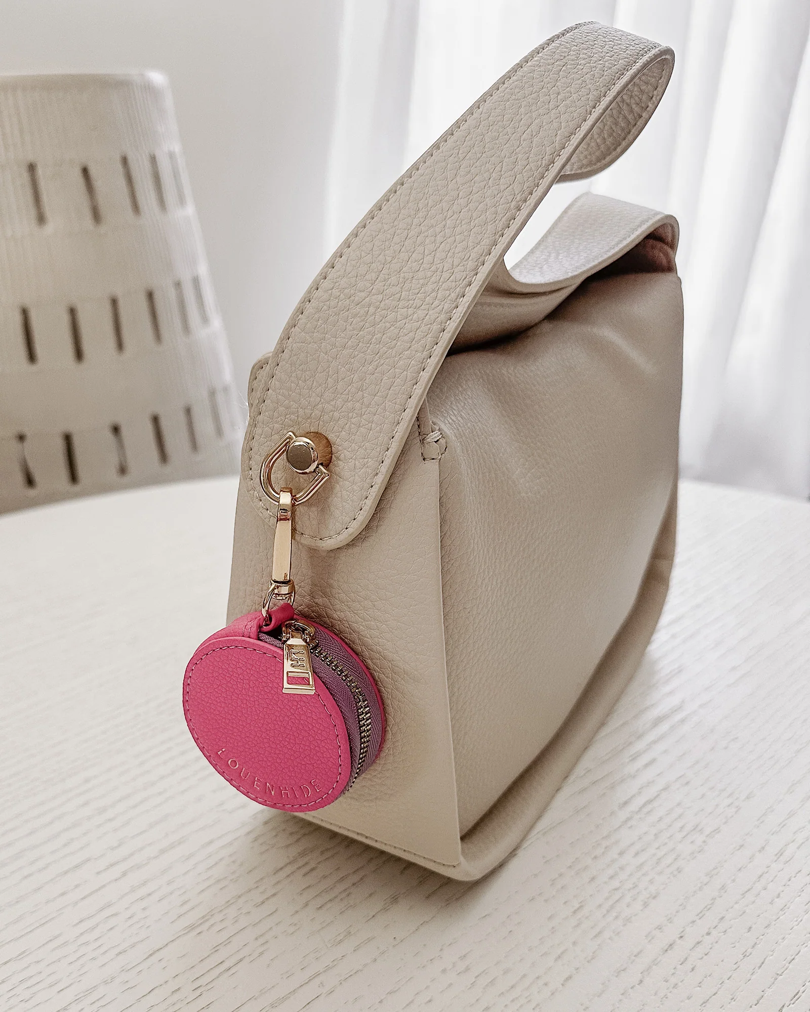 Airlie Bag Charm - Hot Pink - Image 8