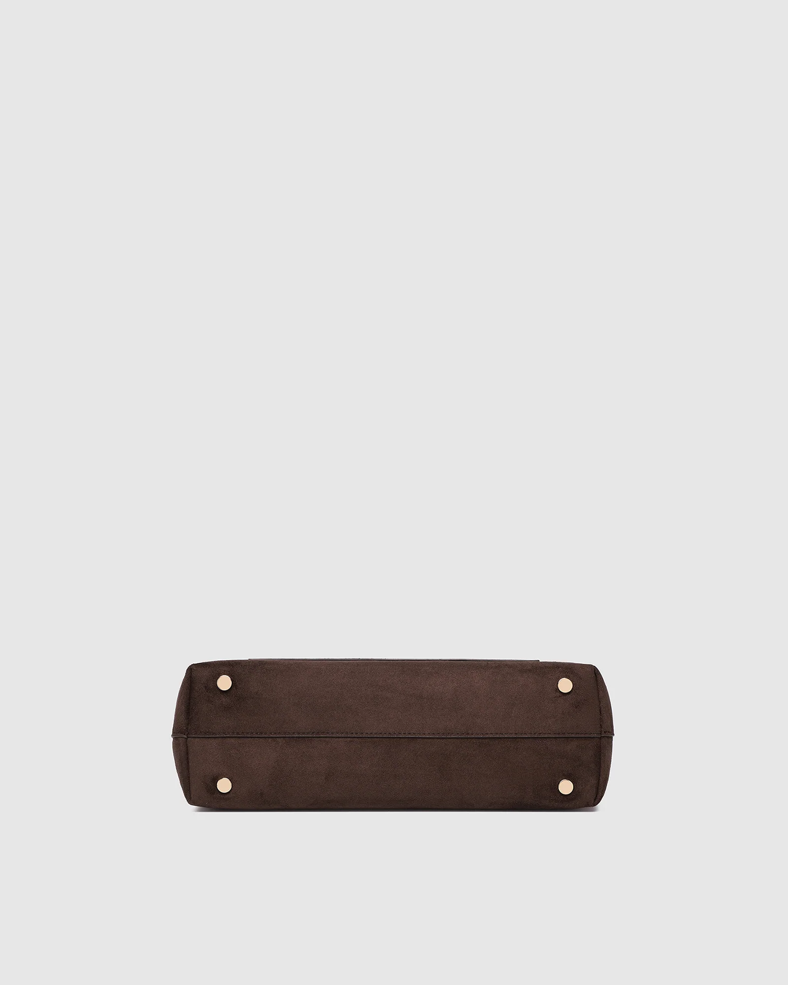 Arden Suedette Shoulder Bag - Chocolate - Image 8