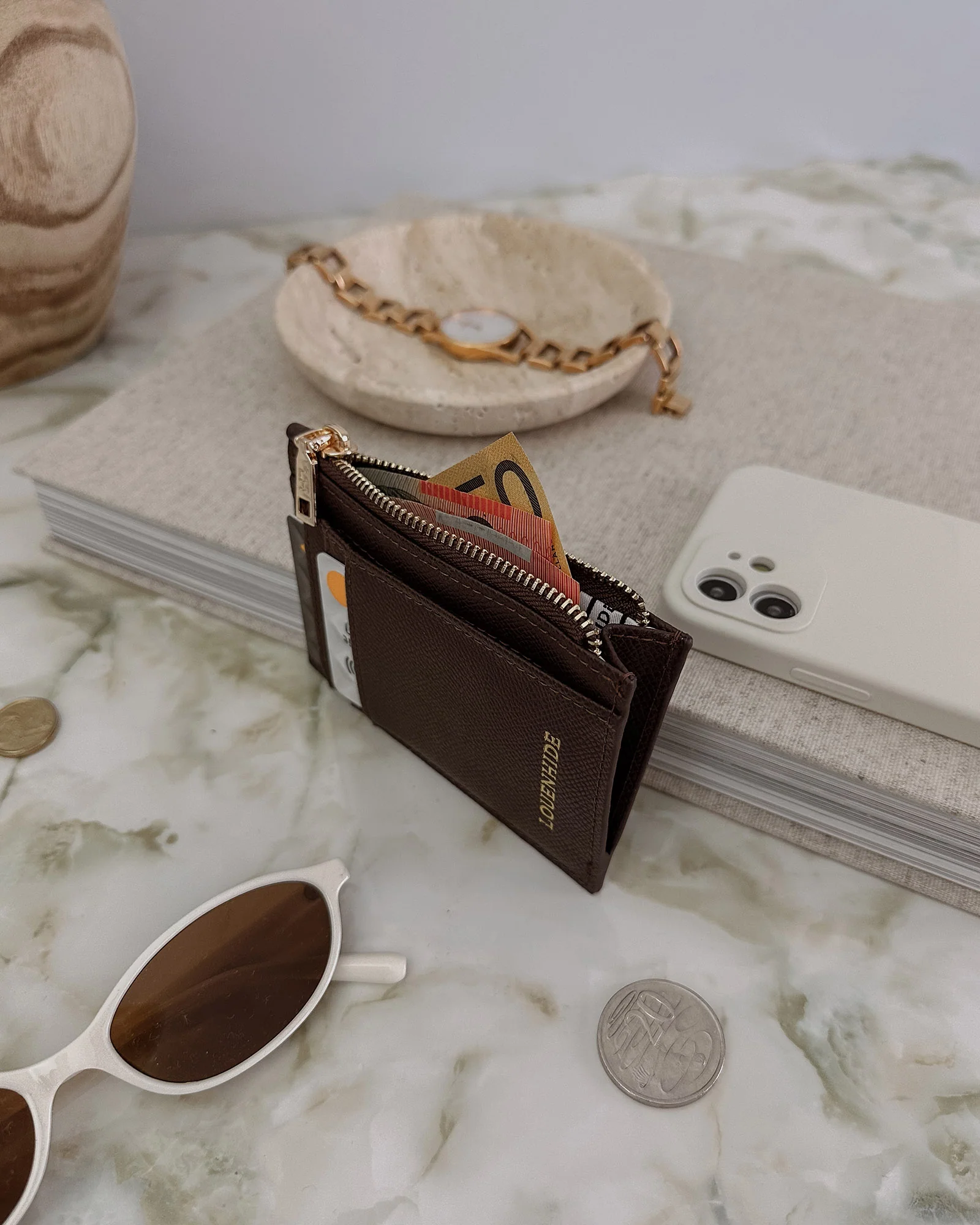 Cara Cardholder - Chocolate - Image 6