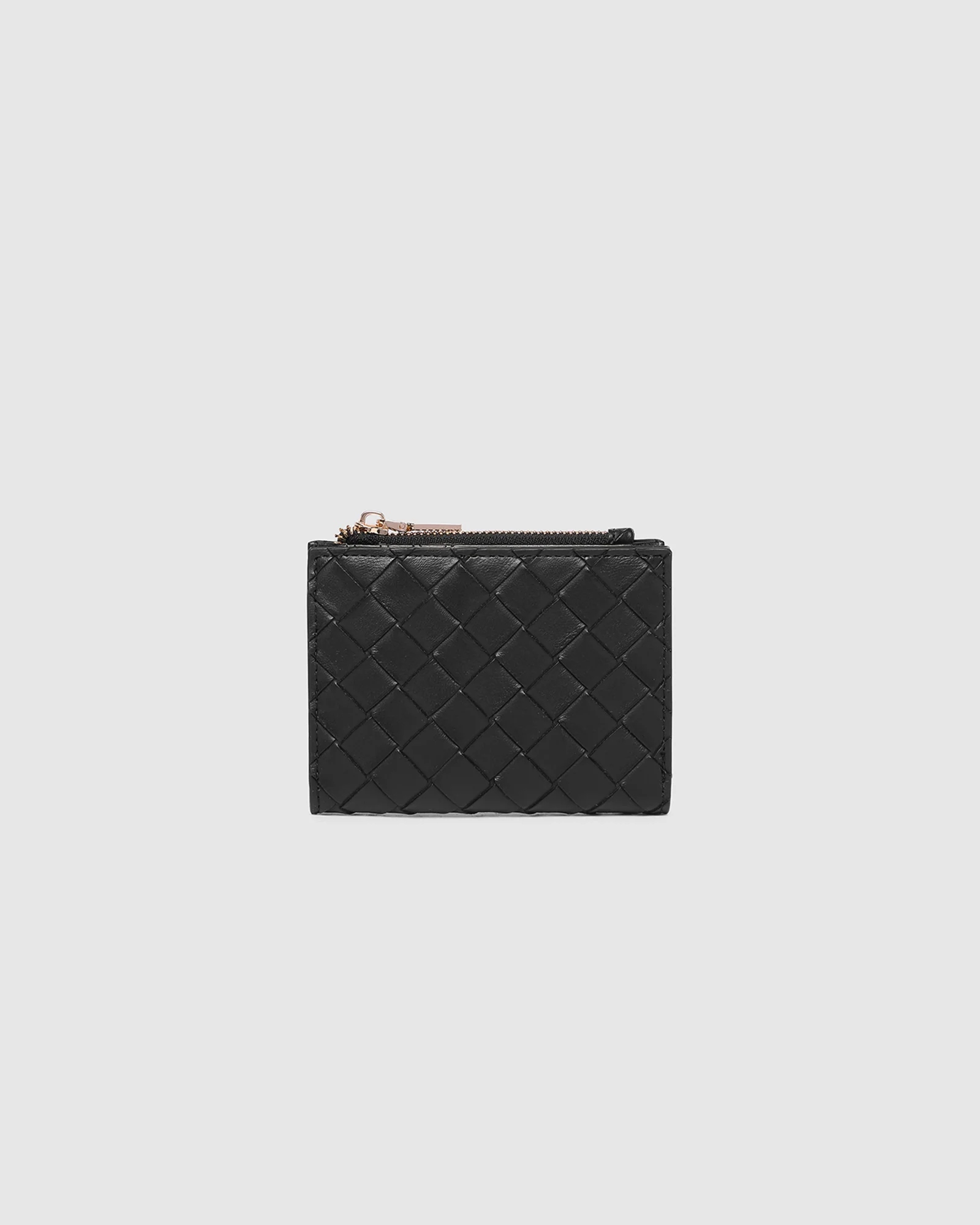 Lily Woven Wallet - Black - Image 2