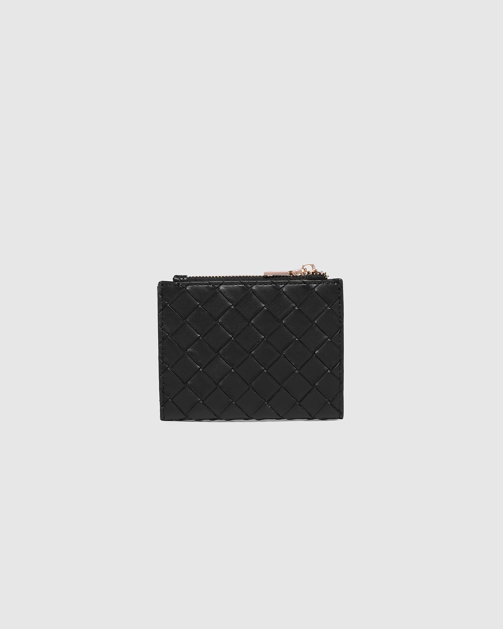 Lily Woven Wallet - Black - Image 5