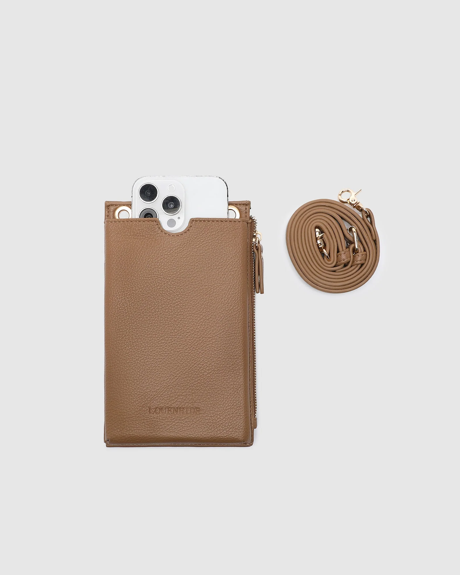 Suki Phone Bag - Caramel - Image 4